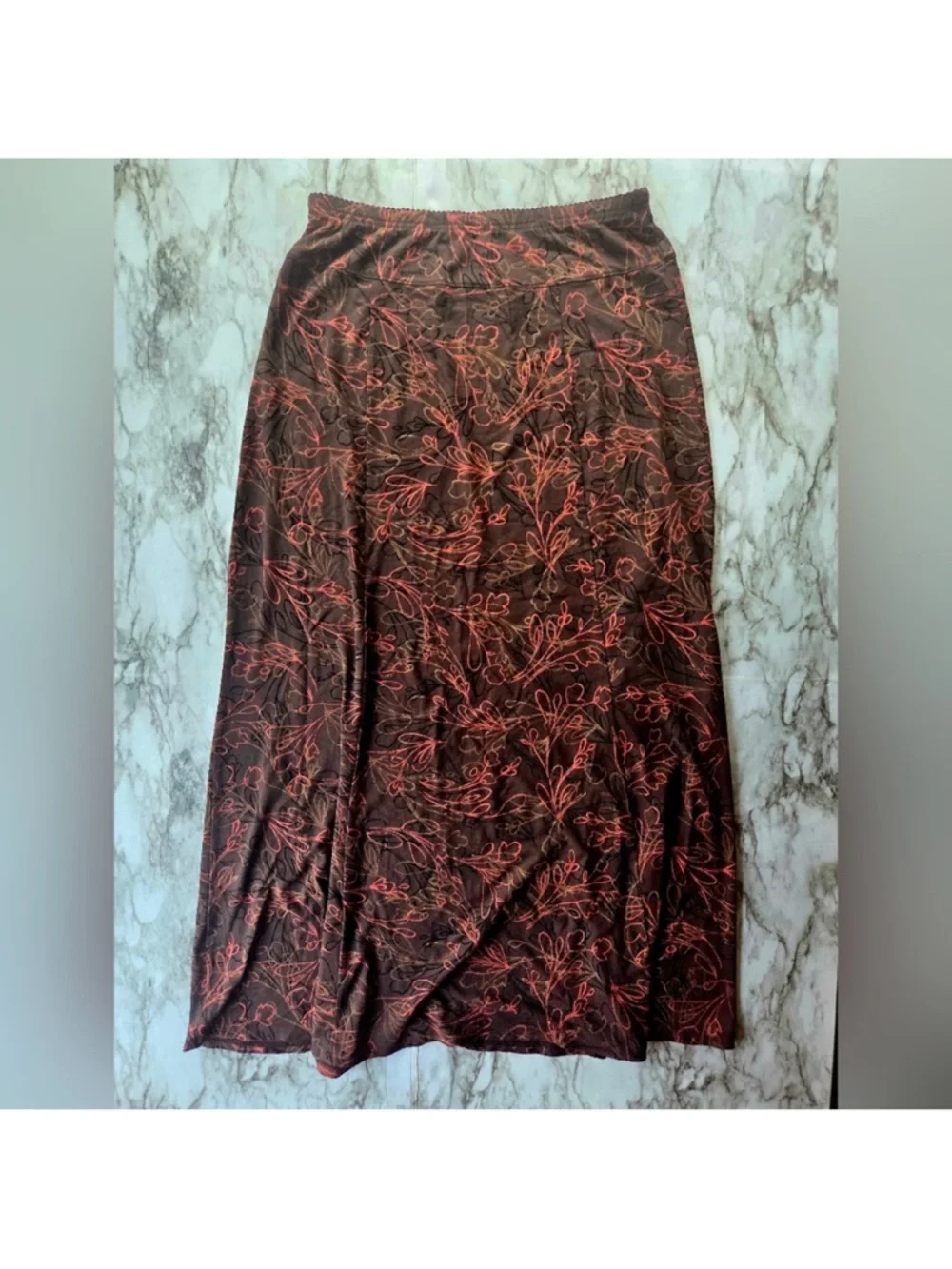 J. Jill Women’s Long Floral Skirt Size Medium Tall